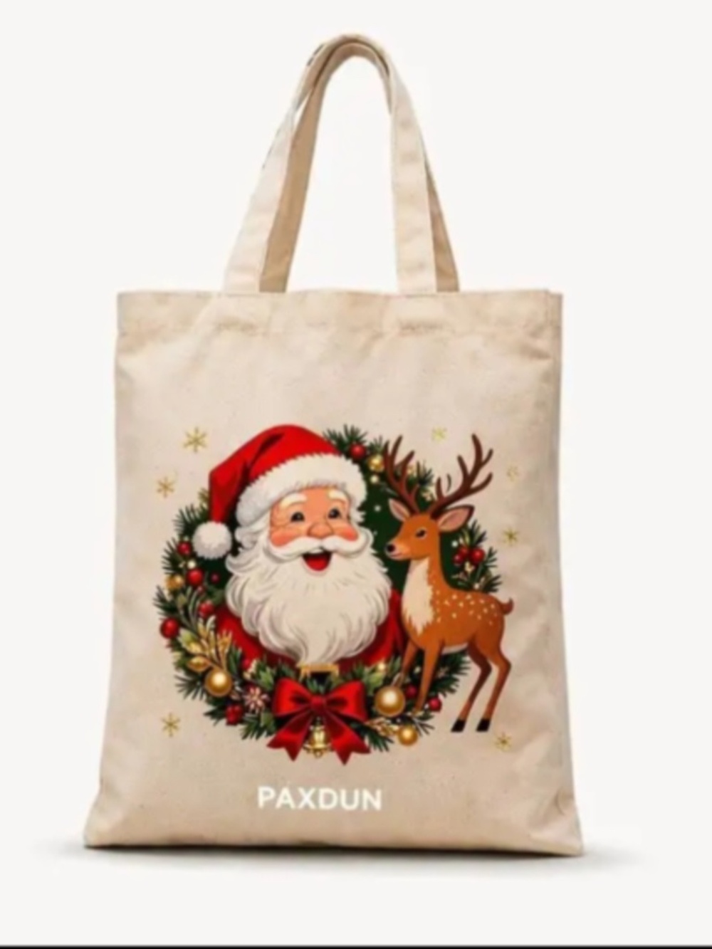 Hot Selling Fashion Promotional Custom Printing logo Christmas Organic 100% Cott